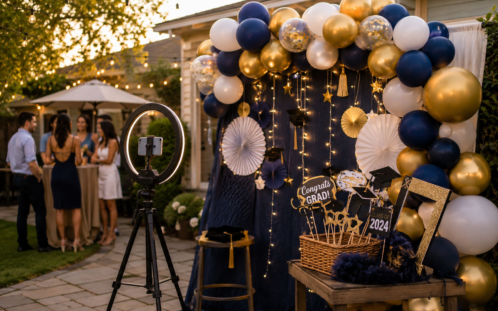 DIY Photo Booth for Graduation Party