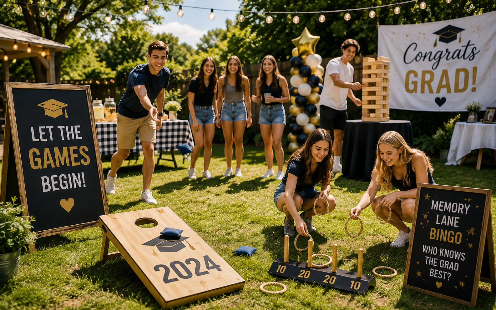Outdoor Graduation Party Games